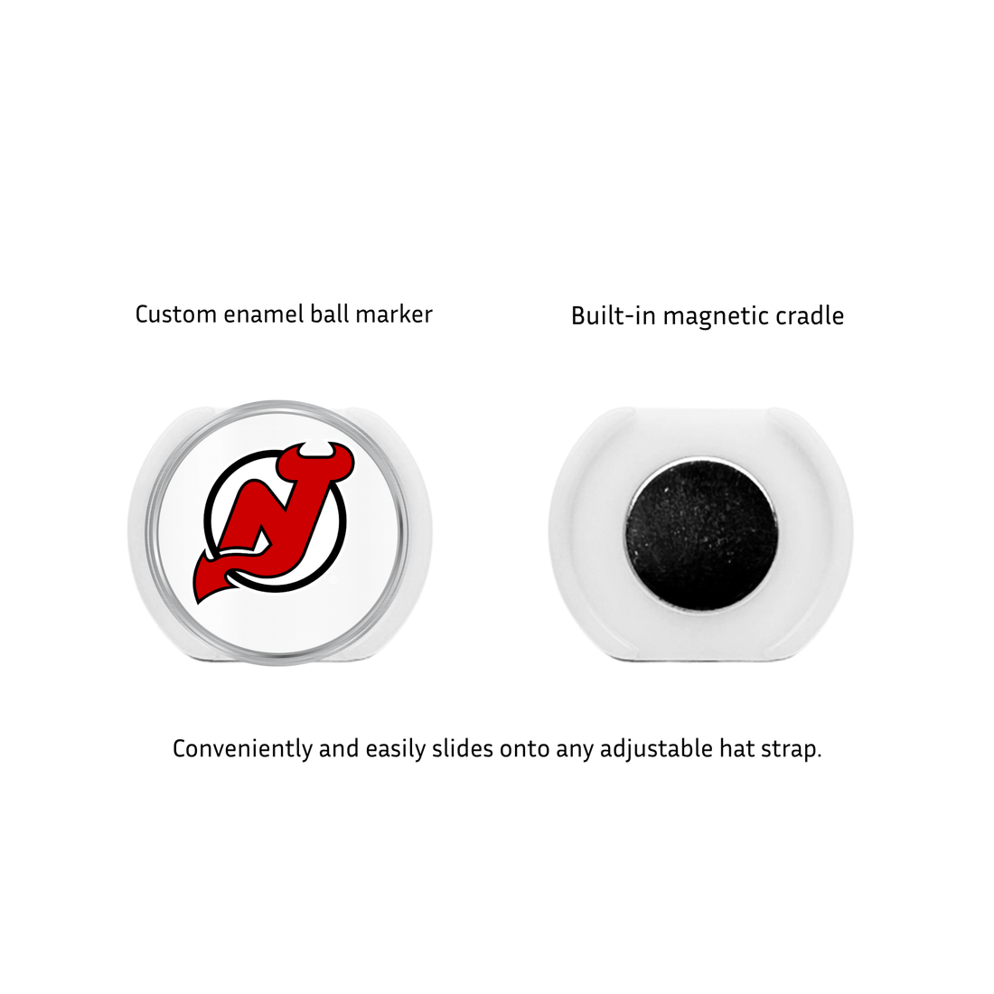 New Jersey Devils Hat Clip