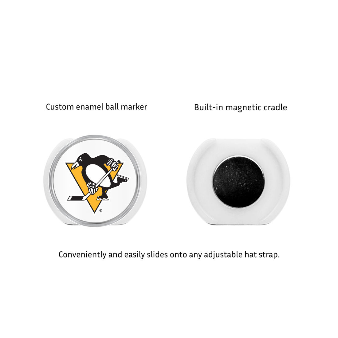 Pittsburgh Penguins Hat Clip