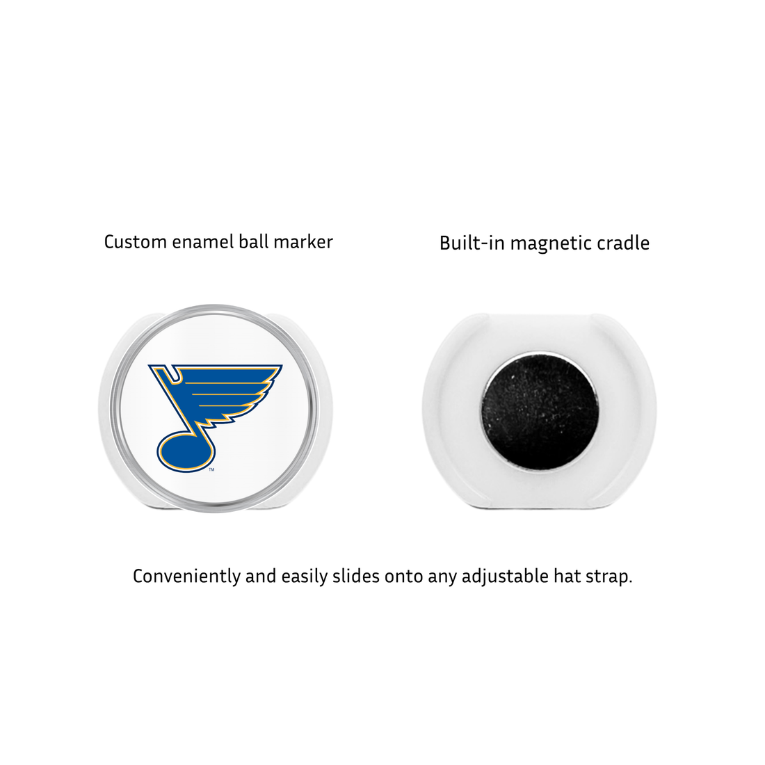 St. Louis Blues Hat Clip