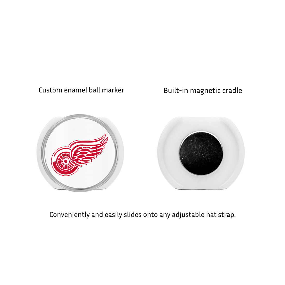 Detroit Red Wings Hat Clip