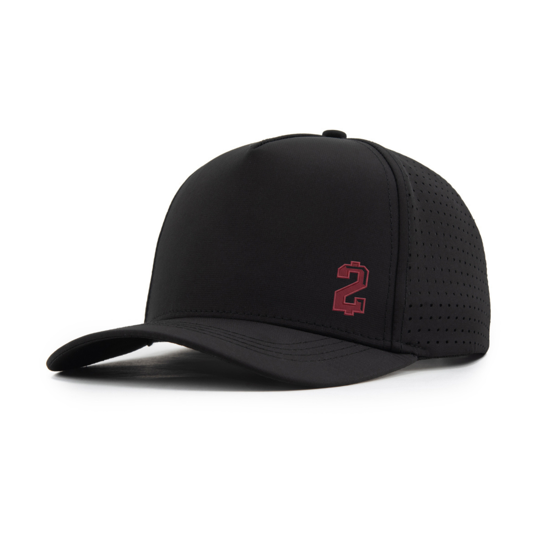 $2 Off-Center Golf Hat (Black)