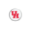 University of Houston Snap - Interlocking UH (White)