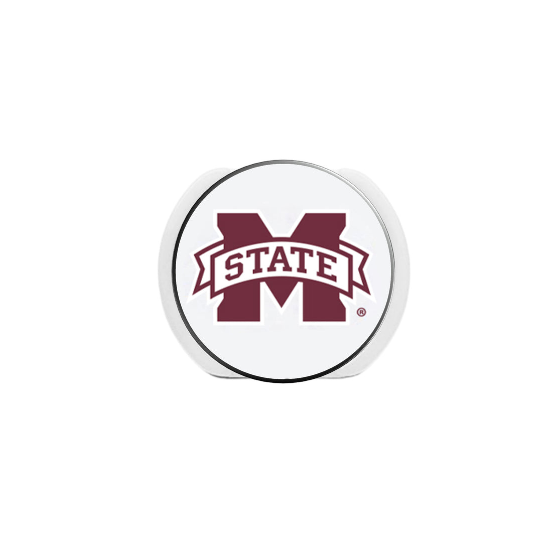Mississippi State Snap - Logo (White)