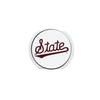 Mississippi State Snap - Script (White)