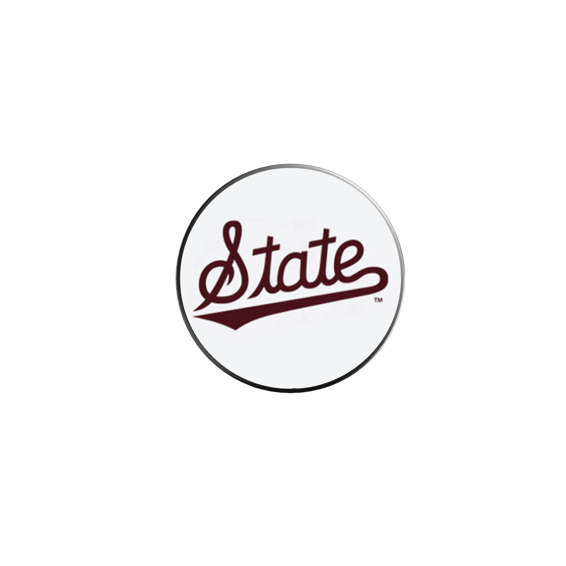 Mississippi State Snap - Script (White)