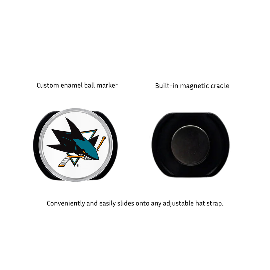 San Jose Sharks Hat Clip